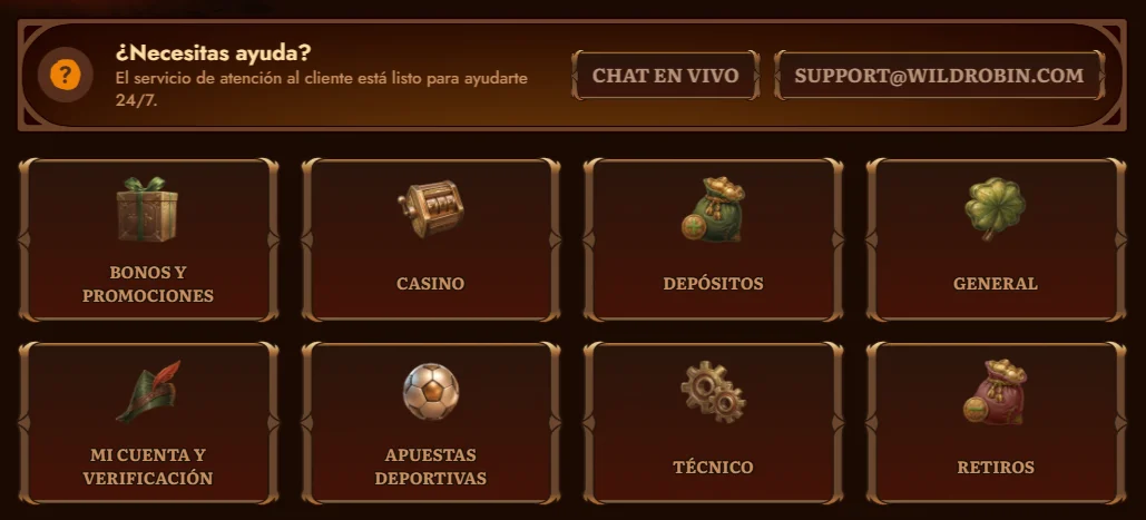 Wild Robin Casino Atención al cliente Wild Robin Casino Atención al cliente